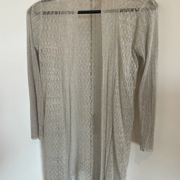 Eileen Fisher sheer sweater - Picture 4 of 5
